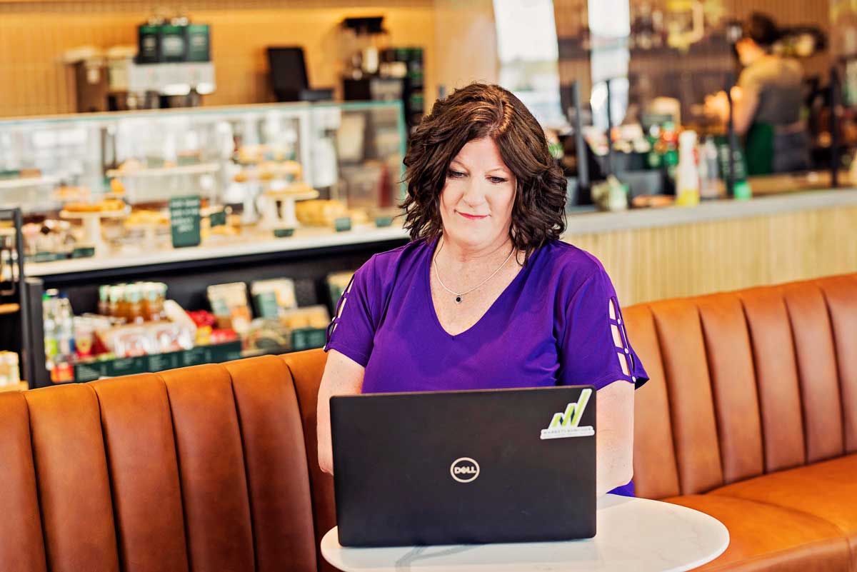 Teresa-Working-at-Cafe