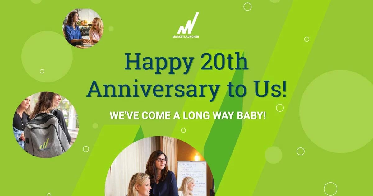 Happy 20th Anniversary to MarketLauncher! We’ve come a long way baby.