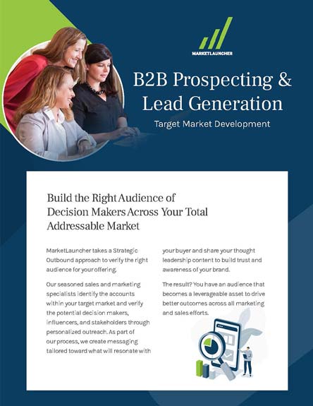 Click to download the playbook:B2B Prospecting & Lead Generation: Target Market Development